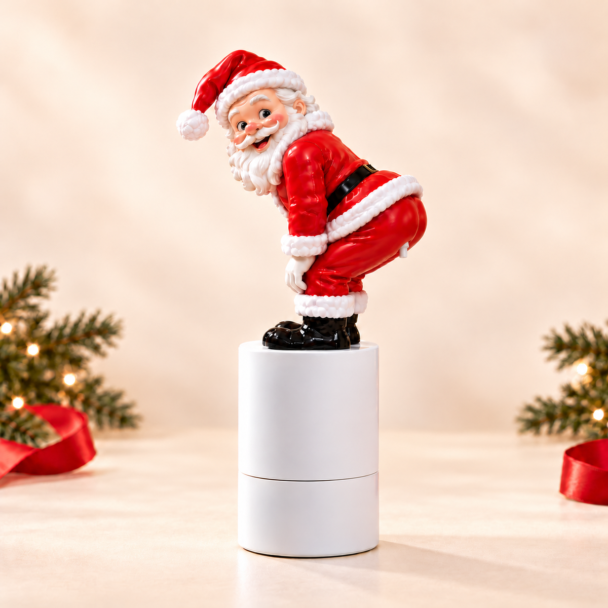 Santa — 1 dispenser, short white outlet